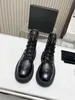 Kobiety but stylowy kostki kobiety Martin but błyszcząca cielę ciemno-beżowa czarne botki wojskowe Kurnose koronki zimowe buty zwykłe luksusowe rozmiar pudełka 34-41