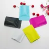 Sac mylar couleur sans image 4x6 pouces avec sacs d'emballage en plastique zippés pour chocolats Qodgc Vfaud