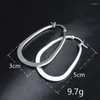 Oorringen 2023 925 Sterling Zilver U-vormige Glanzend Prachtig Voor Vrouwen Bruiloft Verloving Sieraden Party Geschenken Groothandel