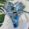 Portez du maillot de bain Bikini Womens Printing Flower Bathing Costume de haute qualité de maillots de bain avec coussinets pour femmes