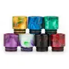 810 Long Mouth Resin Drip Tips Acessórios para fumar Bocal para Ego 810 Thread Cigarette Holder RDA RBA Vapor Tank Atomizadores Driptips Boca Piece