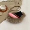 Omuz çantaları Yeni Moda Kadın Lady Furry Fluffy Style Style Style Stil Çanta Totes çanta Lwoman Party Akşam Debriyaj Çantası Crossbodybllieberyeyes