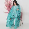 Roupas étnicas Eid Party Marroquino Malha Lantejoulas Abertas Abayas Cardigan Mulheres Muçulmanas Kimono Vestido Turquia Ramadan Islam Jalabiya Kaftan Caftan