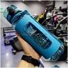 Bottiglie d'acqua uzspace sport bottiglie d'acqua portatili palestra anti-calao-fall a prova di perdite a prova di grande capacità fitness kettle bottiglia di bevanda in plastica tritan dhw6x