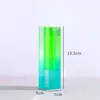 Creative Nordic Acrylic Color Vase Square Column Glass Bubble Flower kan sättas in Torkade blommor Hydroponic Gift 231227