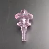 Carb Cap for Quartz Banger Smoking Accessories Nail Dab Rigs High Quanlity Coloured Glass Bubble Cap with Hole on Top Thermal Nails BJ