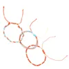 Charm Bracelets Boho Handmade European American For Teen Girls Trendy Stuff Cotton Thread Jewelry