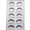 27 Stile 5 paia 10/50/100 Scatole Naturali 3D Mink False ciglia false trucco False Eye Lashes Fux Cils Make Up Beauty Maquiagem 231227