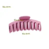 Barrettes Pinces à cheveux Barrettes coréennes grandes griffes de cheveux élégantes pinces à cheveux en acrylique givré pour les femmes pince couleur Pure épingle à cheveux griffes chaude 2024 loi