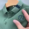 Summer Polon Cotton Polo Shirt Designer Designer Tagliette Lettera Fashi