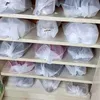 100Pcs Non Woven Shoe Dust Covers Dustproof Drawstring Clear Storage Bag Travel Pouch Bags Home Organization 231227