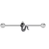 5 pz Barbell piercing gioielli naso anello orecchio sopracciglio corpo capezzolo lingua labbra piercing all'ombelico anelli interesse sessuale personalità no al269h