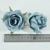 Dekorative Blumen, 6 cm, Rosenknospen, künstliche Köpfe für Zuhause, Hochzeit, Dekoration, Weihnachten, Geburtstag, Party, DIY, Kranz, Sammelalbum, Bastelbedarf