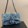 Purses Denim Series Designer Woman Crossbody Luxurys Handväskor axelhandväska Bag Classic Flap Chain Purse 30*17cm