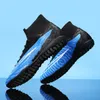 New Men's Football Shoes Top Quality Training Football Shoes High-top Match Sport Sneakers Professional Cleats Long Spikes