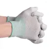 Guantes desechables 6 par/lote 13 agujas nailon blanco ordinario transpirable para uso doméstico