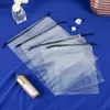 Shopping Bags 1pc Waterproof Transparent Drawstring Bag Cosmetic Socks Underwear Clothing Packaging Pocket Travel Plastic Storage