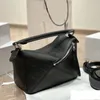 Women's Fashion Crossbody Bags Loes Designer Totes Bags Real Leather Two Straps Puzzles Top Mini Lady Luxury Handbag Hot Popular Shoulder Bag