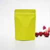 4x6 tum Stand Up Color Ingen bild mylarväska med zip -plastförpackningspåsar för choklad qodgc vfaud