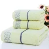 Towel Geometric Towels Set Comfortable Cotton Bath Thick Shower Bathroom Home Spa Face For Adults Handtuch