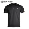 Men's T Shirts Summer Quick Dry T-shirt Men Short Sleeve Tactical Shirt Male Breathable Sport Tees Military Combat Tshirt Paintball Tops