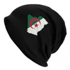 Baskenmützen mit Algerien-Flagge, coole Strickmütze für Damen und Herren, Winter, warme Skullies, Mützen