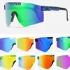 Original Pits VIPERS Sport google TR90 lunettes de soleil polarisées pour hommes/femmes lunettes coupe-vent en plein air 100% UV lentille miroir cadeau 40