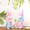 Pâques Bunny Nwarf En peluche Toy 30cm Pâques Radish Radis sans visage Doll Party Decoration Event Fournitures Festive Home Garden