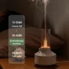 Płodnik świec ognia płomień aromaterapeutyczny dyfuzor olejków eterycznych do pokoju domu