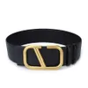 Mode Vrouwen Riem Luxe Designer Vintage Jurk Jas Decoratieve Gordel 7 CM Gladde Gesp Lederen Brede Riemen249b