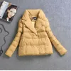 Women's Down Cotton Coat Women 2023 Winter White Yellow Black Plus Size Lose Top Jacket Autumn Fashion Thick Warm N1537