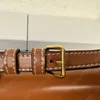 مصمم تريومفي سلسلة تريومفي سلسلة الكتف بكرة مشبك قابلة للتعديل حزام كتف الكتف حقيبة الإبط سلسة البقر الأزياء حقيبة اليد متعددة الاستخدامات.