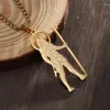 Anhänger Halsketten Edelstahl Schmuck Antike ägyptische Gott des Todes Anubis Männer Halskette Frauen Amulett Paar Souvenir