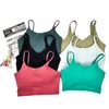 Yoga Outfit LUU Yoga Sutiã Alinha Tanque Mulheres Esporte Sutiã Clássico Popular Fitness Manteiga Tanque Macio Ginásio Colheita Yoga Colete Beleza Back À Prova de Choque Com Removível