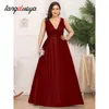 Lässige Kleider, elegantes Damen-Abendkleid, einfarbig, ärmellos, V-Ausschnitt, Partynacht, Weihnachtsatmosphäre