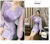 Kadınlar Blouses Kadınlar Bahar Saten Solatlı Gömlekler 3D Çiçek Nakamı Örgü Eklenmiş Boncuklu Şifon Uzun Kollu İnce Mahsul Tops Blusas