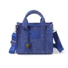 Kurt Geiger torebka kobieta płócien Rainbow Tweed Men Designer The Tote Bag Luksusowe ramię Crossbody Shop Top Fashion Clutch Travel Duffle