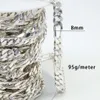Fijne Sieraden Sterling 25 Ketting voor Mannen Zilveren Figaro Ketting Rolarmband 8 Mm 18 k Verguld voor mannelijke Ketting