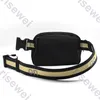 Sac de Yoga Lu partout sac de ceinture fermeture éclair dorée lettres dorées sur la ceinture Risewei édition spéciale Sport course Fannypack sac à bandoulière