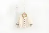 Baby Boys Cardigan Sticked Baby Kids Sweaters V-Hals Kids Jumper Cardigans Woolen Boys Girls Troeater Toddler Cardigan tröja 231226