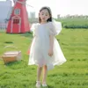 Girl Dresses Bambe Abiti spagnoli Abito da ballo retro Principessa Pearl Wood Edge Design Birthday Party Pasqua Eid Girls Lolita A2625