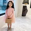 Mädchen Kleider Frühling Herbst Mädchen Kleid Koreanischen Stil Nette Schleife Mesh Ballkleid Prinzessin Geburtstag Party Kostüm
