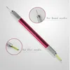 Maschinenhandbuch Dualhead Permanent Augenbrauen Tattoo Stift Augenbrauen Make -up Tattooing Hine Microblading Stift runde Nadeln