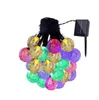 장식 6m 30LEDS Crystal Ball Solar String Light Outdoor Garden Solar Led String Fairy Light Holiday Lighting Decoration C099