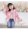 Giacche Primavera Autunno Cappotto di jeans per ragazza Bambino Bambini Giacca con cappuccio Casual Capispalla per bambini Abbigliamento moda per bambini CLY012