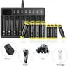 AA Battery Charger Intelligent 8-slot Smart Charging for 1.2V AAA Ni-MH Batteries, With Overcharging and Overheating Protection