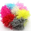 Bröllopsblommor 560 PCS Glass Caviar Beads Head Artificial Flower Stamen Double Round Heads Bomullssträng för Millinery Sugarcraft