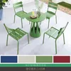 Camp Furniture Outdoor Tables And Chairs All Aluminum Courtyard Garden Coffee Shop Waterproof Sunscreen Modern