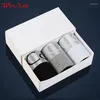 Underpants 3/4/5pcs/Lot y Men Underwear Cotton Gay Boxer Shorts Boxer Mens Cueca Para Hombre Drop Delivery Delivery Dhxuk