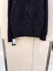 Kadın Sweaters 86-73069 Avrupa Moda Gevşek Renkli Noktalı Yün Kazak Örme Kaplama HARDIGAN Uzun Kollu Üst Sonbahar/Kış